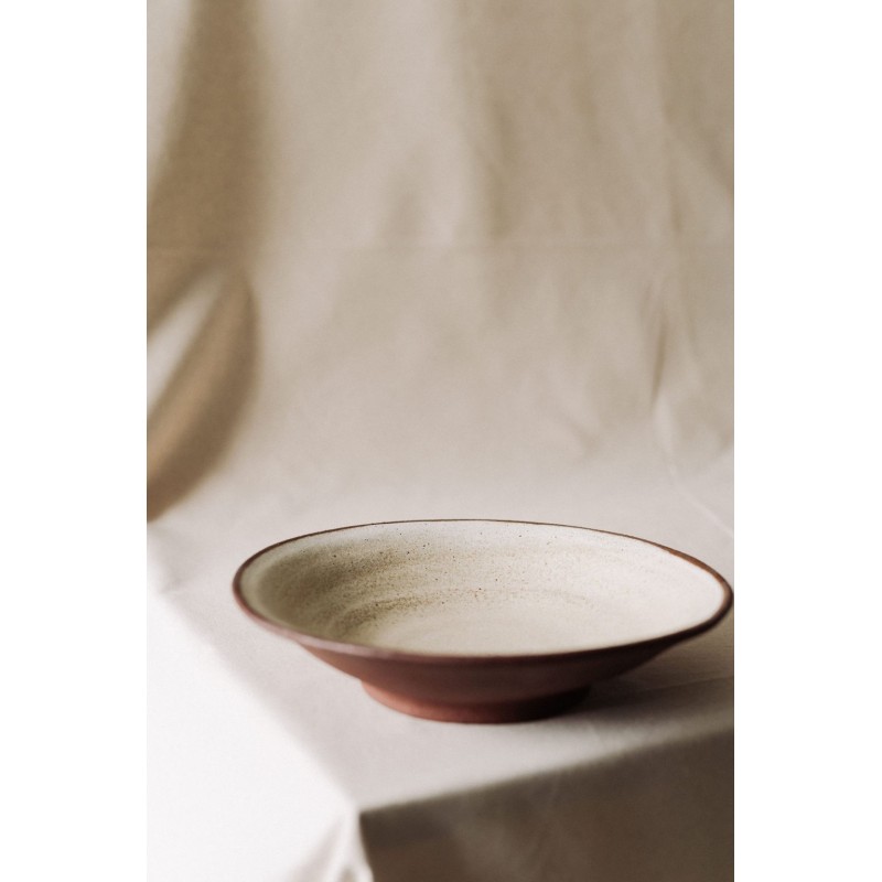 Brown ceramic Serving bowl