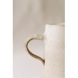 Brown ceramic water jug