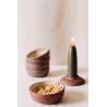 Brown ceramic Candle holder