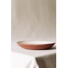 Brown ceramic semibowl