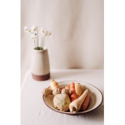 Brown ceramic Serving bowl