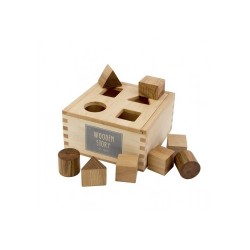 Natural shape sorter box