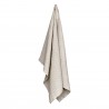 Big waffle bath towel, beige cotton