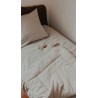 Housse de couette, lin beige