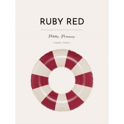 Retro float ruby red