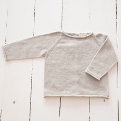 Lois knit sweater, stone