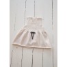 Emily knitted bow dress, creme