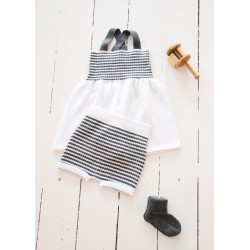 Valentina straps dress striped