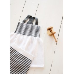 Valentina straps dress striped