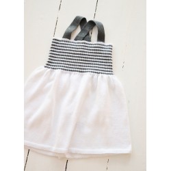 Valentina straps dress striped