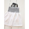 Valentina straps dress striped