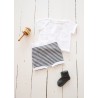 Jan knit sweater, short sleeve, ice