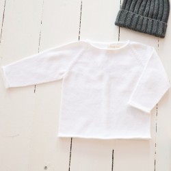 Lois knit sweater, ice