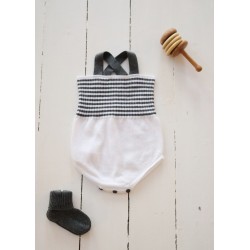 Casper striped romper