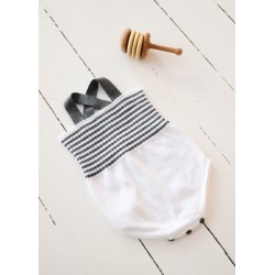 Casper striped romper