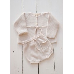 Khalo knit bloomer, creme