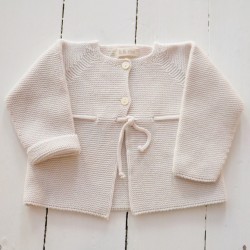 cardigan Violeta, creme