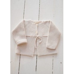 cardigan Violeta, creme