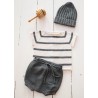 Cotton rip knit hat Noah, dark grey