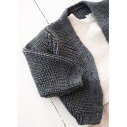 Pull en laine merinos taupe