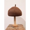 The summer Beret, dark brown