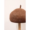 The summer Beret, dark brown