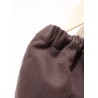 Classic trousers, Dark Brown cotton canvas