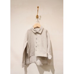 Unisex shirt, beige linen