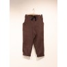 Pockets trousers, Dark Brown cotton canvas