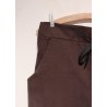 Pockets trousers, Dark Brown cotton canvas