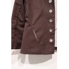 Tailor jacket, Dark Brown cotton canvas