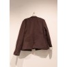 Tailor jacket, Dark Brown cotton canvas