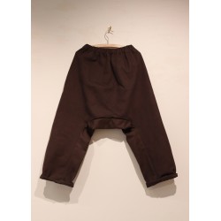 Trousers 02, Dark Brown cotton canvas