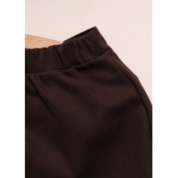 Trousers 03, Dark Brown cotton canvas