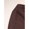 Trousers 03, Dark Brown cotton canvas