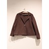 Jacket 08, Dark Brown cotton canvas