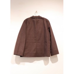 Jacket 07, Dark Brown cotton canvas