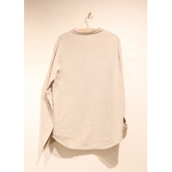 Man shirt, beige linen