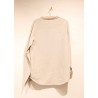 Man shirt, beige linen