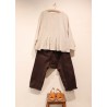 Blouse 10, lin beige