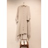 Dress 10, beige linen