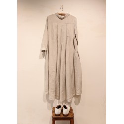 Dress 10, beige linen