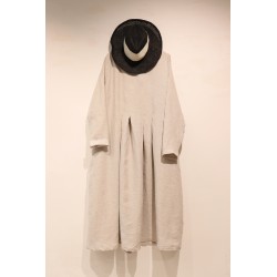 Dress 16, beige linen