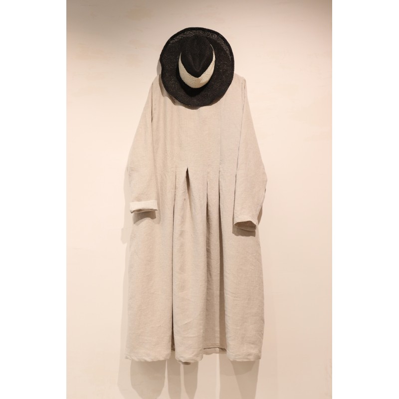 Dress 16, beige linen