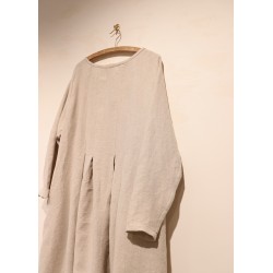 Dress 16, beige linen