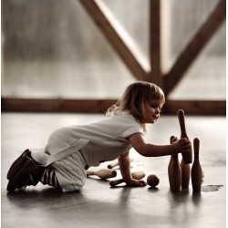 Jeu de Bowling en bois