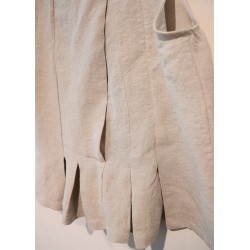 Blouse 09, beige linen