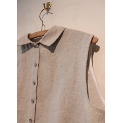 Chemise 07, lin beige