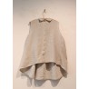 Chemise "femme", lin blanc