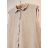 Chemise "femme", lin blanc